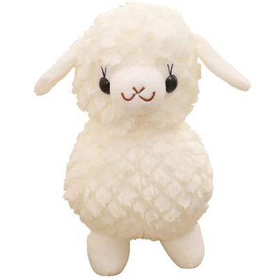 Poupée en peluche mignonne d'animal de ferme anthropomorphe